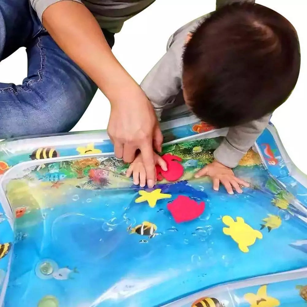 Inflatable Tummy Time  Baby Water Mat