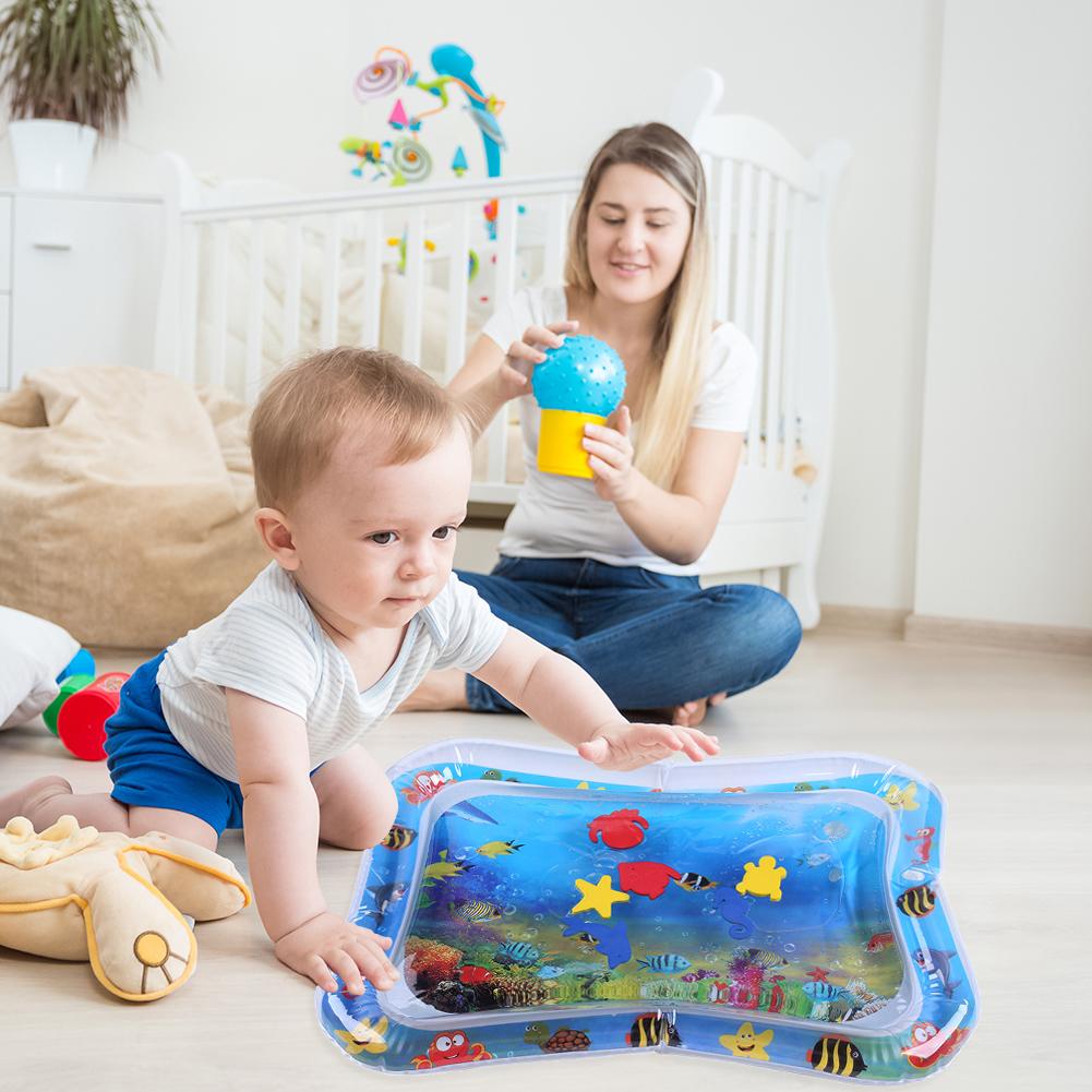 Inflatable Tummy Time  Baby Water Mat