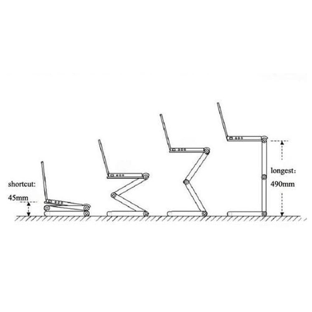 Adjustable Laptop Stand with Cooling Fan
