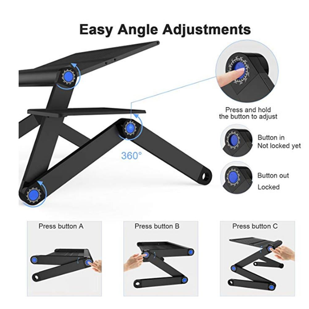 Adjustable Laptop Stand with Cooling Fan