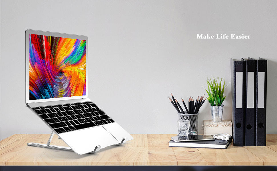 Adjustable & Portable Aluminum Laptop Stand