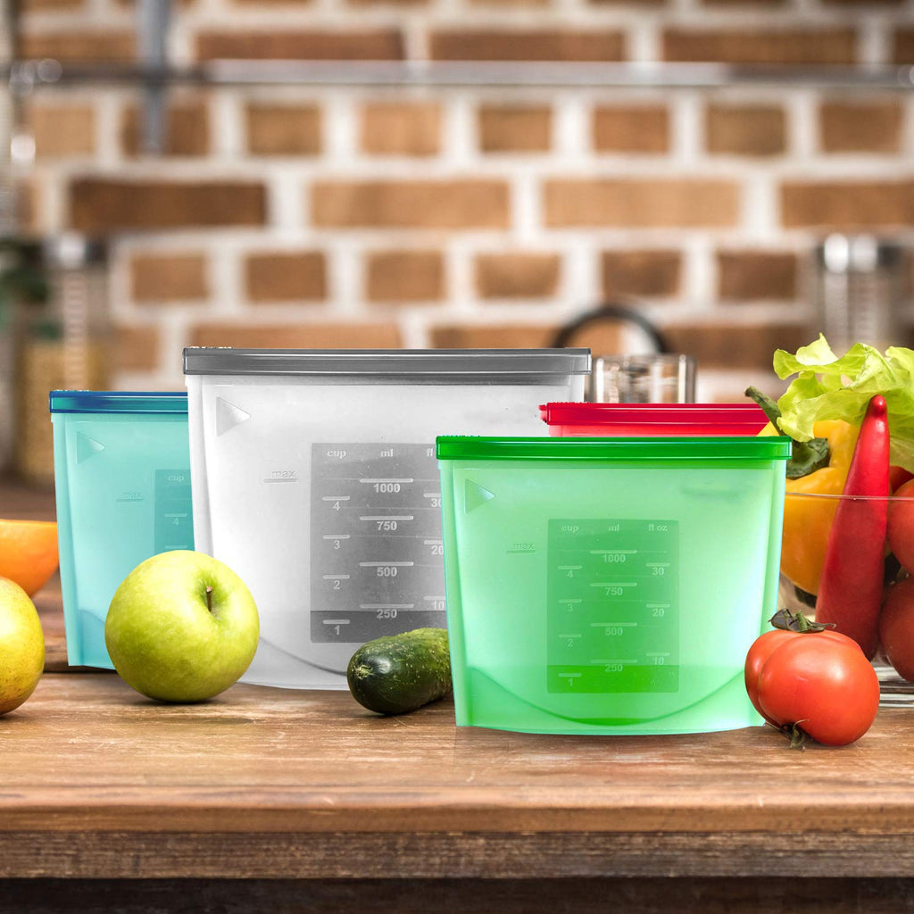 Reusable Silicon Food Bag ( 1000 ML )