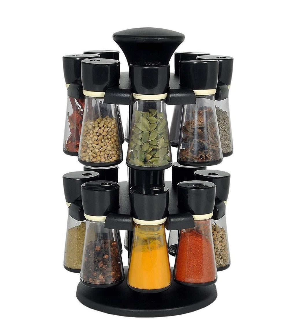 Premium 120 ml Revolving Spice Rack Masala Box Set  ( 16 Pieces )