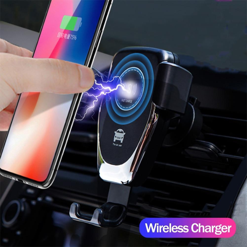 FAST 10W Wireless Car Charger For iPhone XS Max Samsung S9 Xiaomi MIX 2S Huawei Mate 20 Pro 20 RS