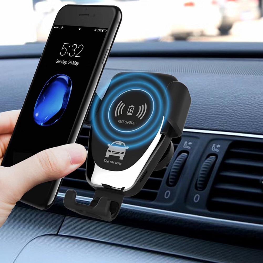 FAST 10W Wireless Car Charger For iPhone XS Max Samsung S9 Xiaomi MIX 2S Huawei Mate 20 Pro 20 RS