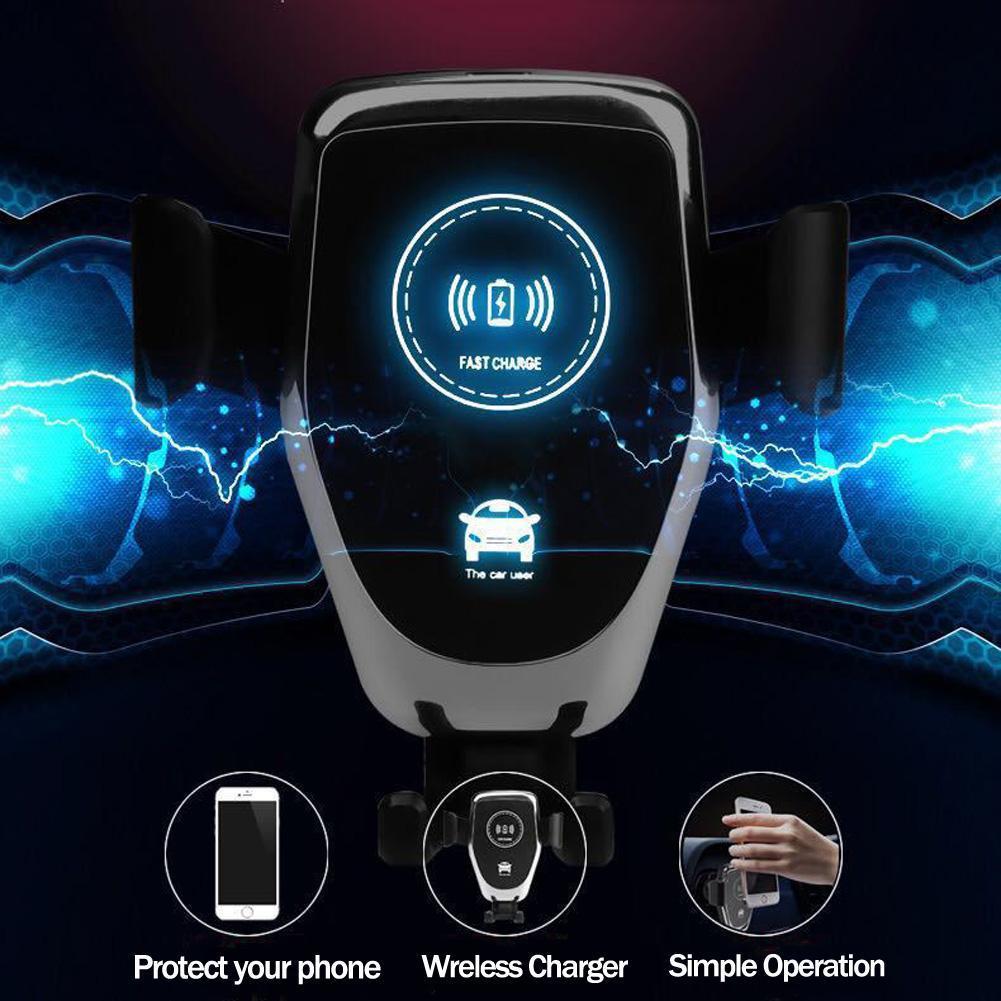FAST 10W Wireless Car Charger For iPhone XS Max Samsung S9 Xiaomi MIX 2S Huawei Mate 20 Pro 20 RS