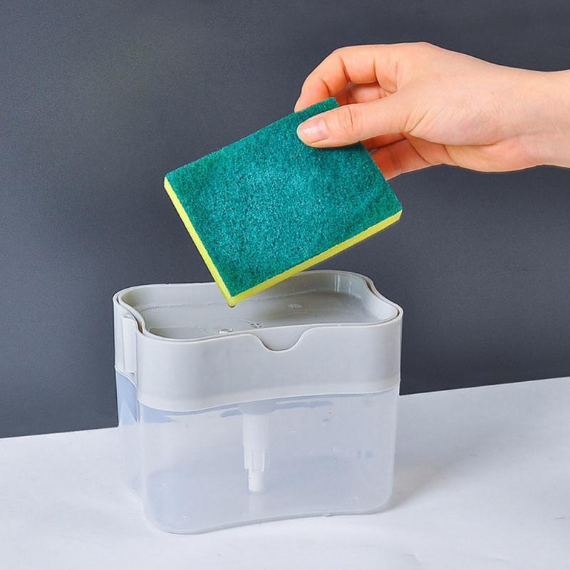 Liquid Soap Dispenser Sponge Holder ( WITH SPONGE )