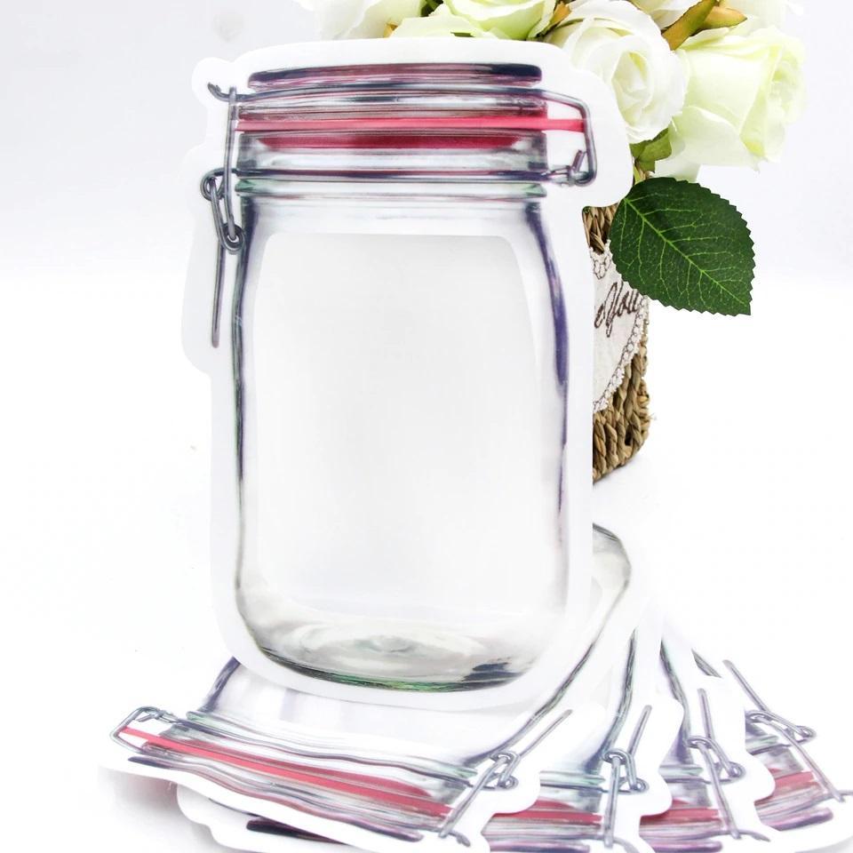 Premium Jar Shaped Air Tight Pouch  (550 ML)