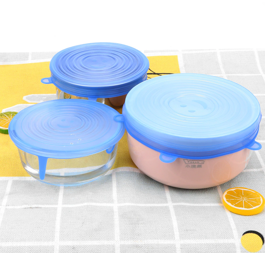 Silicone Stretch Lids (6pcs)