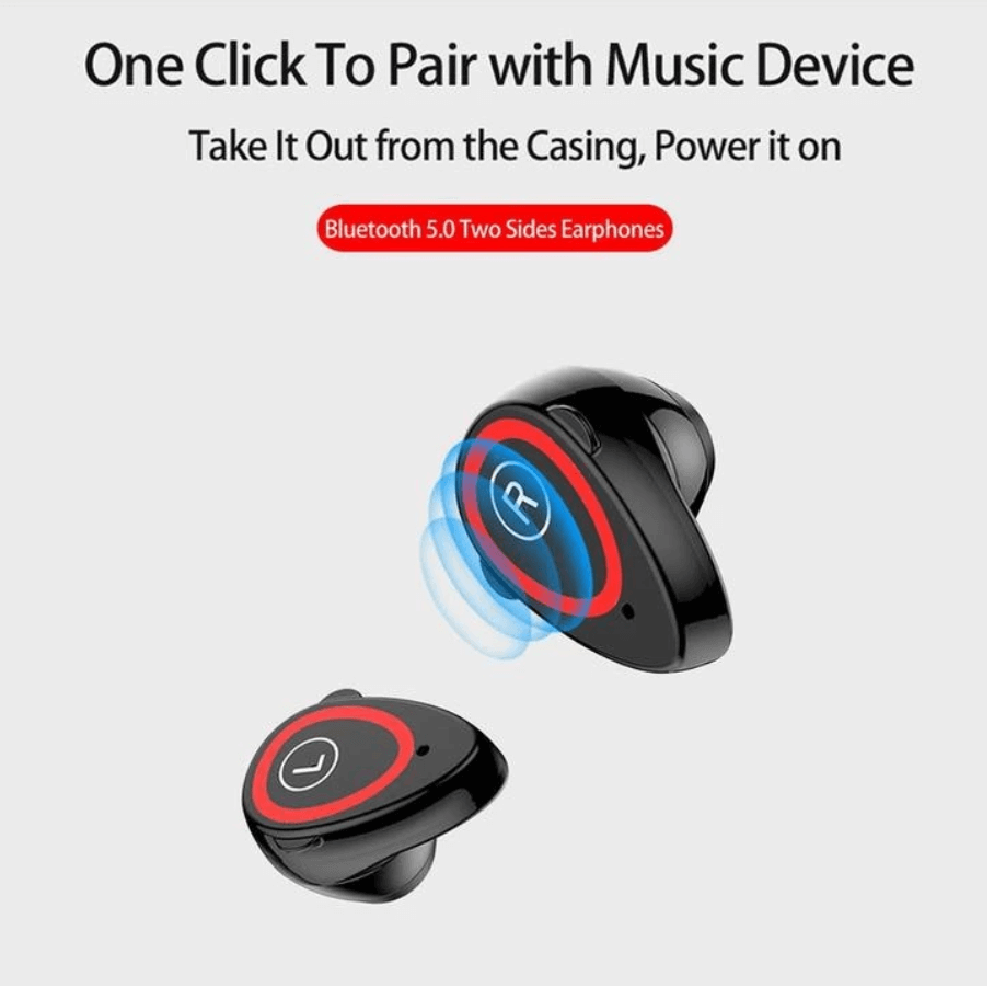 Smart Watch With Bluetooth Earphones