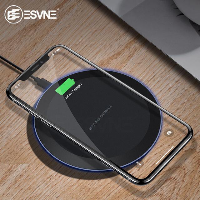 Wireless Charger for iPhone X Xs MAX XR 8 Samsung S8 S9 Plus Note 9 8 USB Phone Charger Pad