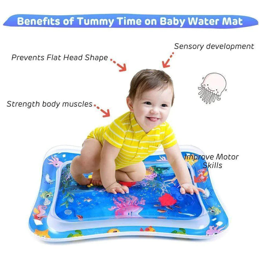 Inflatable Tummy Time  Baby Water Mat