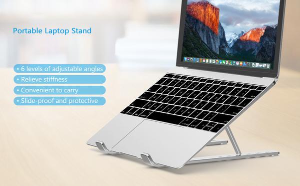 Adjustable & Portable Aluminum Laptop Stand