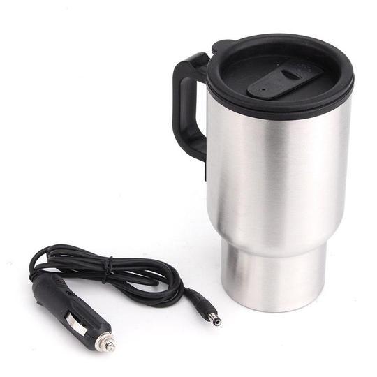COFFEE MAKER MUG WITH CIGAR LIGHTER CABLE