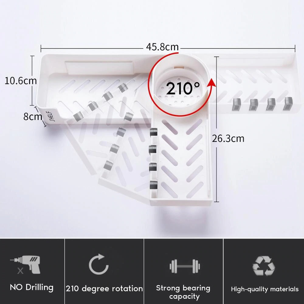 SHELF™ Rotatable Shower Storage Rack