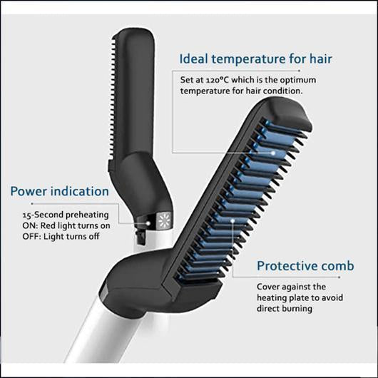Instant Beard + Hair Straightener