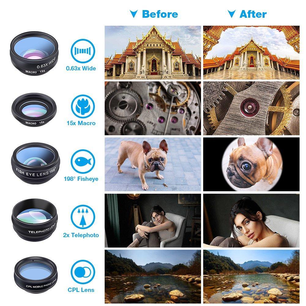 10 in 1 HD Mobile Camera Lens Kit