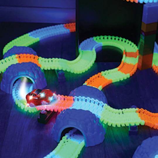 Magic Tracks - Amazing Racetrack That Can Bend, Flex and Glow