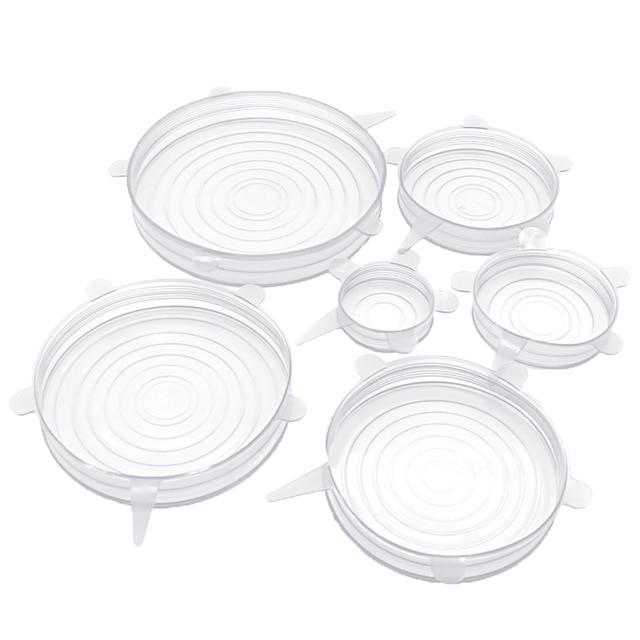 Silicone Stretch Lids (6pcs)