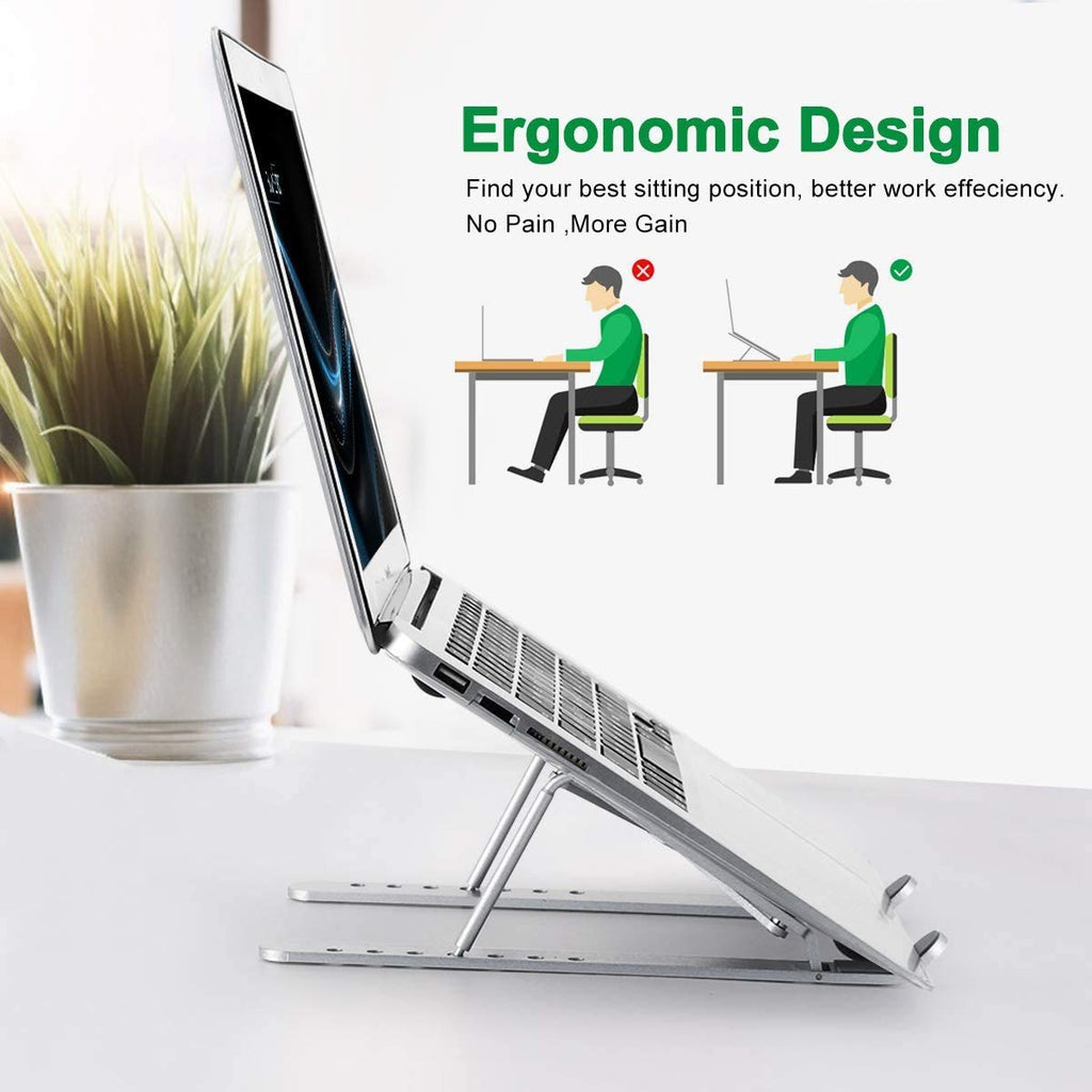 Adjustable & Portable Aluminum Laptop Stand